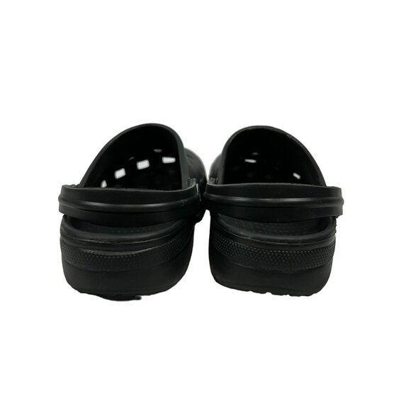 St Johns Bay Black Rubber Clog Sandals Womens Size 10-11 Lightweight Comfort Fit - Picture 3 of 9